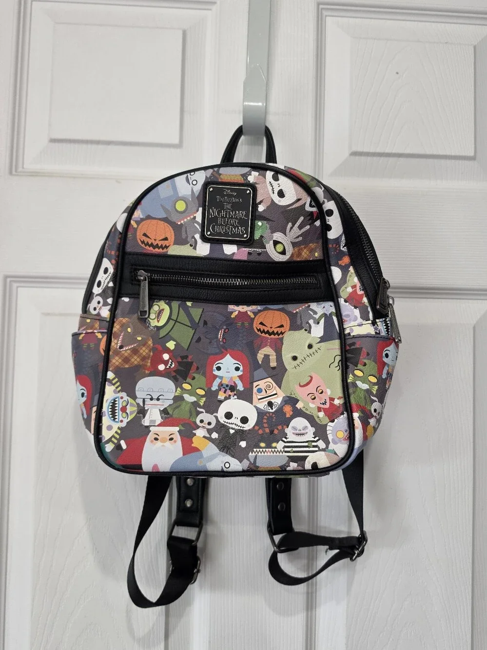 Loungefly The Nightmare Before Christmas Chibi Characters Mini Backpack